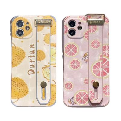 China Anti-fall new design hot sale cell phone bags and cases with holder hand strap for iPhone case for iPhone 12 for sale