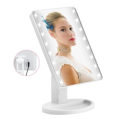 China Crazy Hot Selling Multifunctional Battery Lighted Make Up Mirrors Pocket Led Makeup Mirror With LED Lights for sale