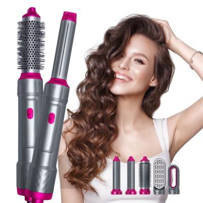 China Air Curler Airwrap Hair Styler 5 in 1 for Full Hair Curler One Step Hair Dryer and Volumizer Airwrap Styler 1000w Blow Dryer Brush for sale