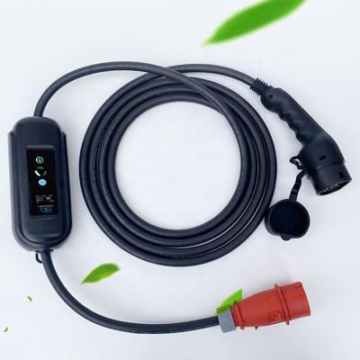 China Matte Black IEC 62752 Type B DC 6ma 11KW EV Charger For Electric Car Home Charging for sale