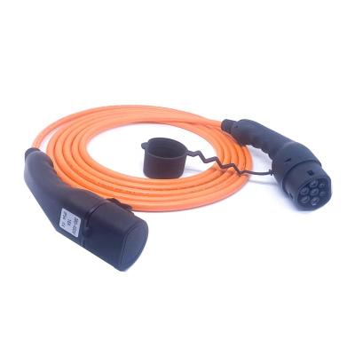 China IP 65 TPU Cable Type - 2 To Type - 2 16A 32A 430V AC IEC 62196-2 EV Car Charging M3-T2T20301 for sale