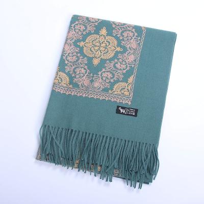 China Beautiful Custom Hot Sale Winter Women's Long Soft Warm Wholesale Scarves Rusty Shawl for sale