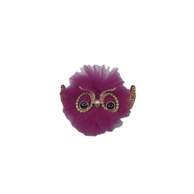 China New Shoe Accessories Shoe Decorated Owl Feather For Shoes for sale