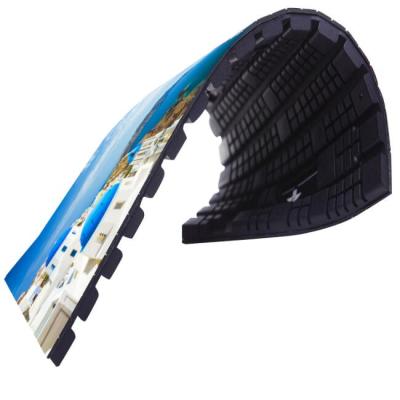 China Lndoor High Quality Soft Flexible Flexible P4 LED Display Arbitrary Shape Curved Module for sale