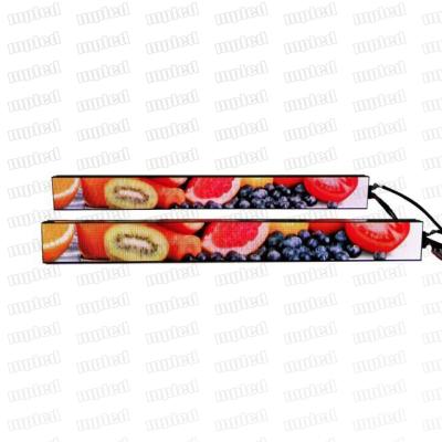 China P1.25 UHD Indoor LED Display Advertising Video Card Shelf Strip Tag Screen For Supermarket for sale