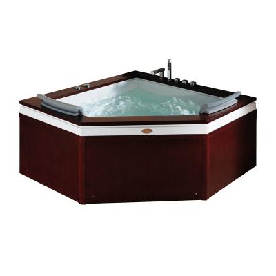 China Cheap MEXDA 2 Side Double Side Person Whirlpool Massage Corner Acrylic Bathtub WS-0503 for sale