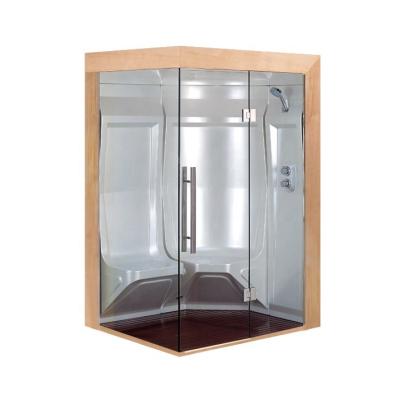 China Commercial Acrylic Computer Control Panel MEXDA 2 Person Steam Bath Shower Cabin Saturated Steam Sauna Room WS-200ST-W2 for sale