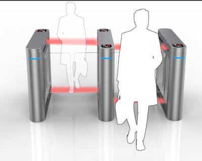 Cina Controllo dell'accesso dei pedoni Porta a giradischi con lettore di carte in acciaio inossidabile in vendita