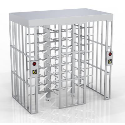 China Security Stainless Steel Full Height Turnstile RS232 Interface 70W Power Consumption zu verkaufen