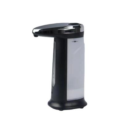 China Disposable Hand Free Plastic Black 370ml Classic Automatic Kitchen Soap Dispenser for sale