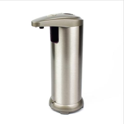 China Gold Disposable Luxury Hotel Use 250ML Refillable Liquid Eco Friendly Electronic Soap Dispenser Modern for sale