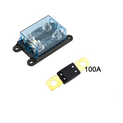 China Automotive Fuse Blade Fuse Holder Automotive Fuse Blade Holder 100A Waterproof Vehicle American National Standard for sale