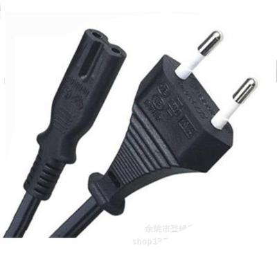 China C7 Portable Home Appliance EU Power Cord To Euro E European 2 Pin AC Plug Power Cable VDE CE Approval AC EU EU Power Cord. - for sale