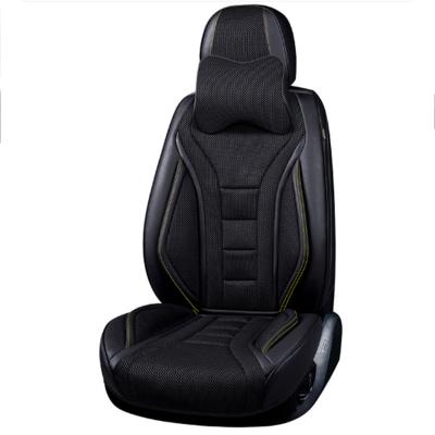 China Universal Fit Leather Car Seat Covers Full Set Cover Luxury Seat Covers Cushions for sale