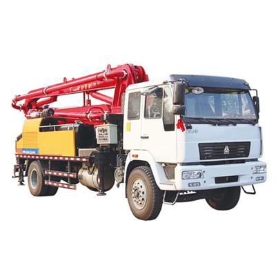 China Construction worksÂ   CE Certified Gasoline Price 56M Concrete Machinery Concrete Pump Concrete Truck Mounted For Sale for sale