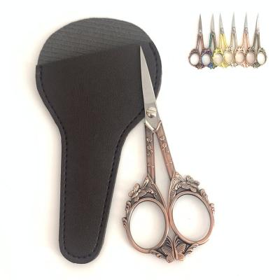 China Embroidery Stainless Steel Sharp Straight Headed Shears Classic Detail Small Tips for sale