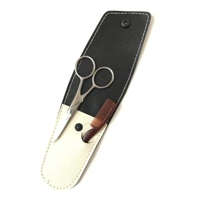 China Factory Outlet Left Handed Scissors High Quality Stainless Steel Eyebrow Scissors And Beard Scissors Tools for sale