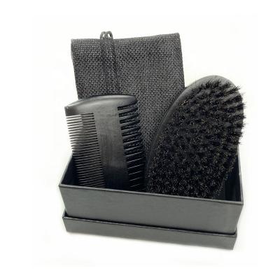 China For Home Use Gift Box Beard Brush And Comb For Men Grooming With Beard Comb Kit for sale