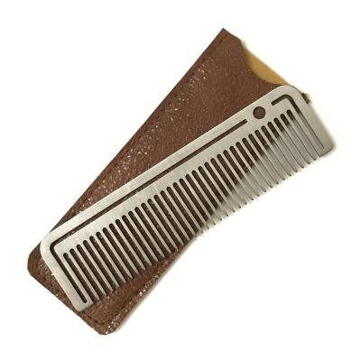 China Hot Selling Home Cutting Comb High Quality Portability Stainless Steel Comb Handheld Hair Styling Comb for sale