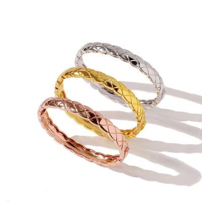 China YM FASHIONABLE Diamond Plaid Designer Bangle Luxury Bracelet for Men and Women for sale