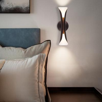 China Renzo Moedrn 8W LED Modern Warm Design 3000K Color Wall Lamp Taupe Color Wall Lamp Bedroom Hallway Hotel Bar Lamparas Lights for sale