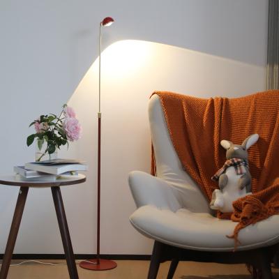 China Contemporary Red Ambient LED Floor Lamp Minimalist Touch Design Dimmer Horoscope LED Adjust Warm Lights Pole Floor Stand Lamp 3000K for sale