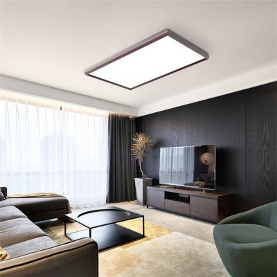 China Surface Mounted Large Rectangle Living Room Bedroom Hotel Luxury Elegant Ceiling Lamparas 70W LED Ceiling Lamps Easy Flush Mount Ceiling Lights for sale