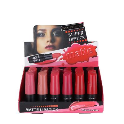 China Waterproof custom high quality good prices matte lipstick set vegan lipstick matte makeup lipstick matte for sale