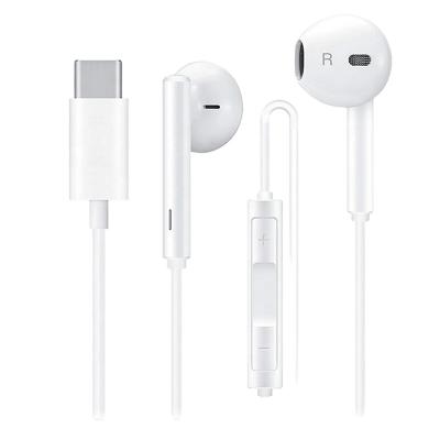 China In-ear Type C Earphone For Huawei P20 Universal Stereo Earphone For Android Phone for sale