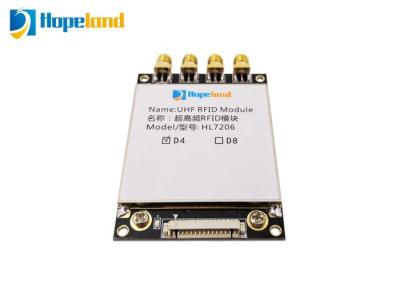 중국 소형화된 4 항구 UHF RFID 단위, 장거리 Rfid 독자 단위 67.5mm x 51mm x 6mm 판매용