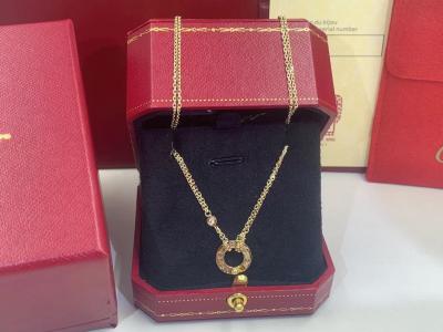 China Cartie 18K Gold Necklace Of LOVE Necklace 2 Diamonds Yellow Gold Pink Gold White Gold VVS Diamonds en venta