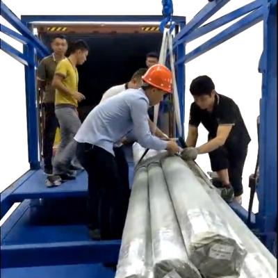 China Factory remote control steel tube loading and unloading tool support special design for sale