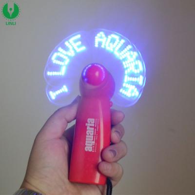 China Mini Fan With Customized Led Message Mini Fan With Customized Led Message, Mini Led Message Fan for sale