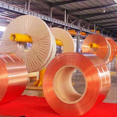 China Groundng System Factory Supply Hot Price High Quality Copper Strip And Rose Red Conductivity Pure Bare Brass Strips for sale