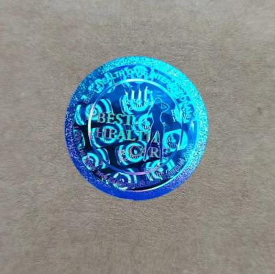 China 3d hologram kiss cut sticker sheet custom label anti-counterfeit vinyl custom stickers product sticker qr code labels custom brand label for sale