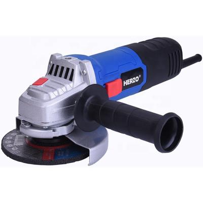 China Herzo In Stock Discount Machine Tools 125mm HAG45X Mini Electric Angle Grinder for sale