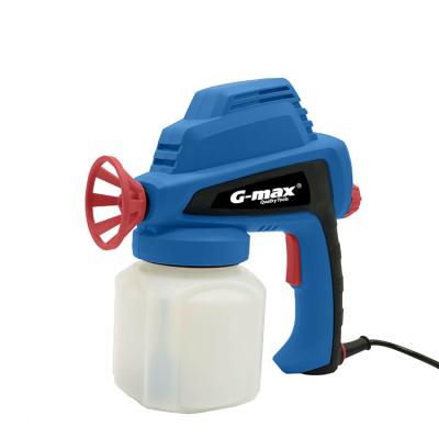 China G-max electric paint spray gun machine tools 80W paint spray gun with 700ml capacity for sale