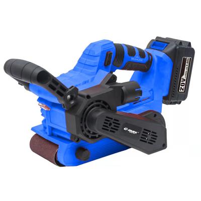 China New Arrival 18V 76x457mm Belt Wood Sanding G-Max Cordless Sander for sale