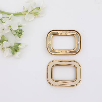 China Jsh 303867 Durable Square Shoe Clip Decorative Removable Shoe Buckles Accessories For Women Shoe for sale