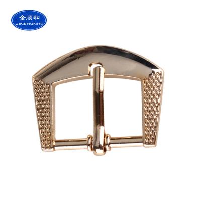 China Durable Custom Shoe Buckles Gold Alloy Main Belt Buckle Metal Pin Buckles Adjustable For Belt for sale