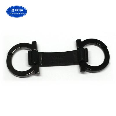 China Durable China Fancy Black Zinc Alloy Metal Shoes Buckle for sale