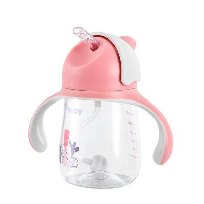 China BPA Free Dinosaur Baby Animal Shaped Baby Water Drinking Cup 260ml Training Cup for sale