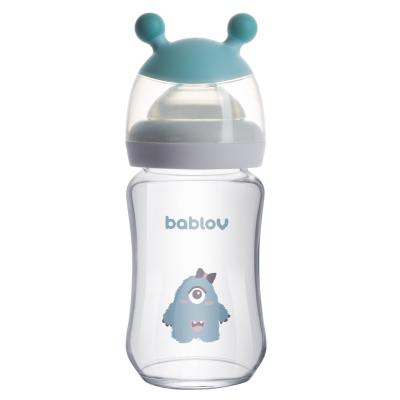 China BPA Free Wholesale Modern Glass Baby Feeding Bottles Modern Glass Bottle For Babies for sale