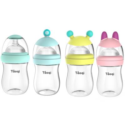 China BPA Free Cartoon Bottle With Nipple Manufacturer Wholesaler 8oz Smart Baby Bottle Feeding for sale