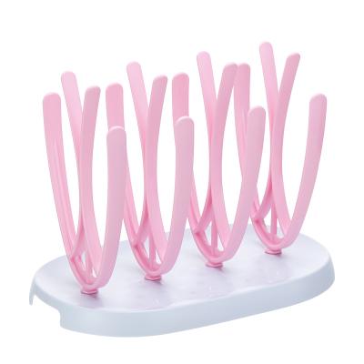 China 100% Eco-friendly China Baby Feeding Dryer Products Of All Types Dry Accessories PP Baby Bottle Drying Rack for sale