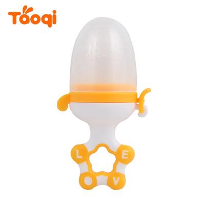 China BPA Free Fruit Teething Toy Baby Fresh Food Feeder Infant Silicone for sale