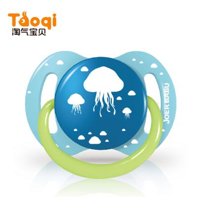 China BPA Free Night Premature Baby Pacifier Glowing Glow In The Dark Newborn Baby Pacifier Nipple for sale