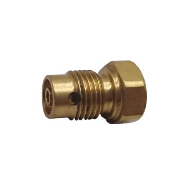 China Chicago Brass Screws Industrial Equipment Nuts Parts CNC Spinning Brass Machining Screws 8mm for sale