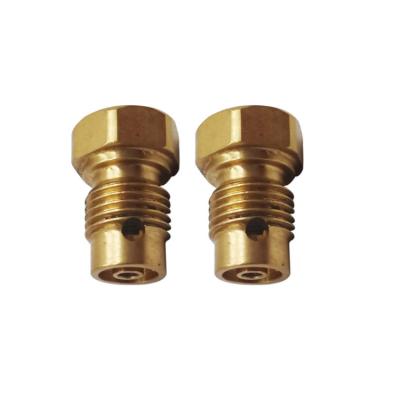 China CNC Brass Nut Industrial Machining Brass Nut Knurled Lathe Machinery Brass CNC Turned Parts CNC Turning for sale