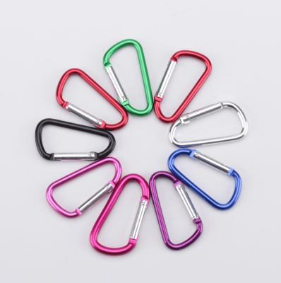 China Aluminum Alloy Aluminum Alloy Carabinerr / Aluminum Climbing Clip Carabiner Hook for sale